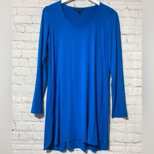 Eileen Fisher long top in blue